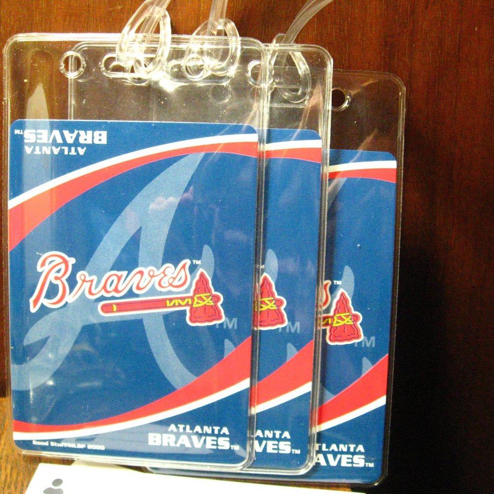 Atlanta Braves Luggage Tags - Picture 2 of 4